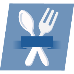 Topple Hunger blue icon